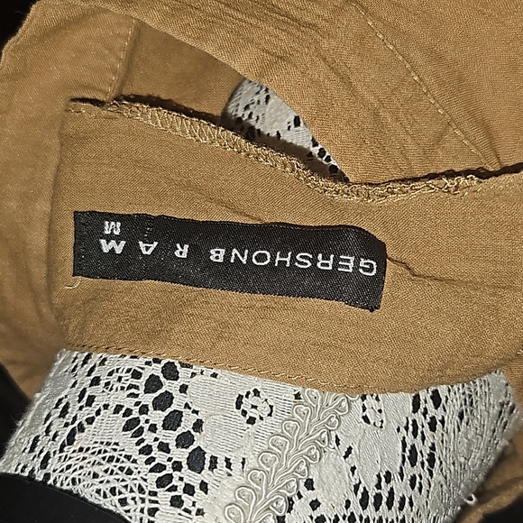 Gershon Bram Cotton Manndarin Collar Summer Top - Picture 7 of 10